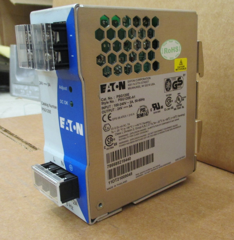 Eaton PSG120E 5A, 1P, 100240 1P, 24VDC, PSG Power Supply eBay