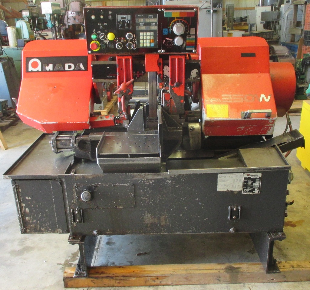Amada HFA250W Automatic Horizontal Band Saw 10 inch x 10 inch Capacity