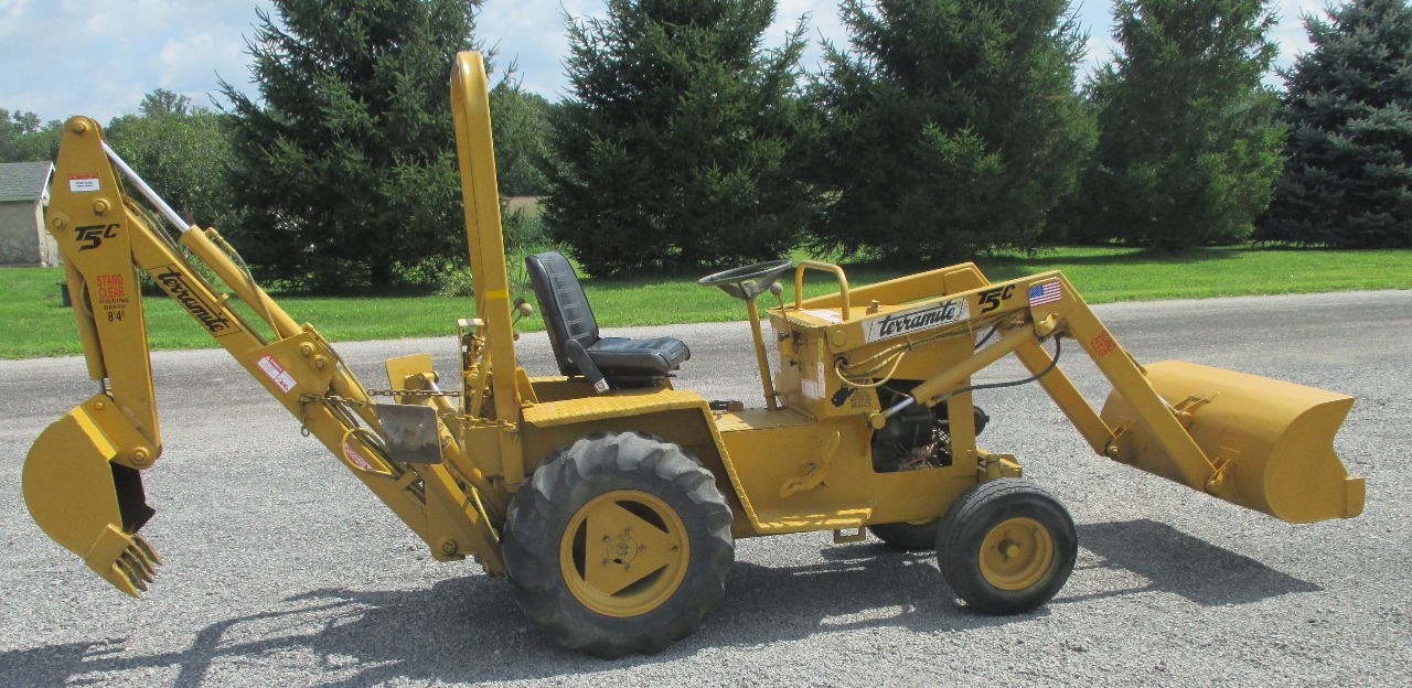 Terramite T5C Mini Backhoe Loader with 20 HP Kohler Motor eBay