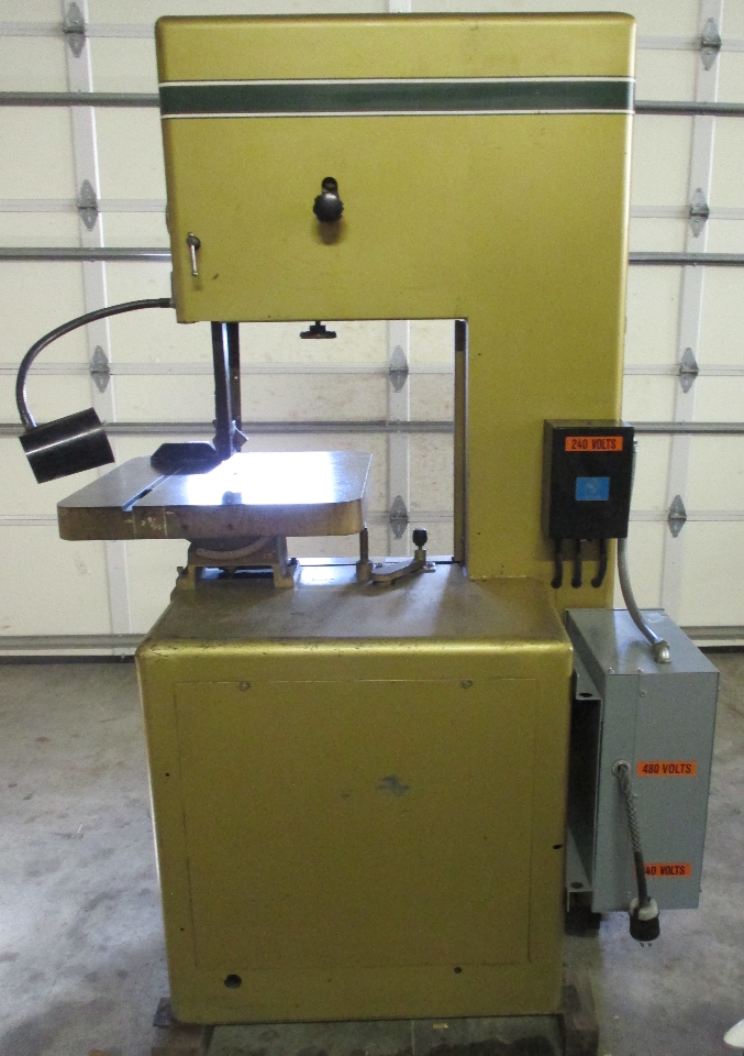 Powermatic 20" Bandsaw Model 87 w/Blade Welder/Grinder Wired 480V with