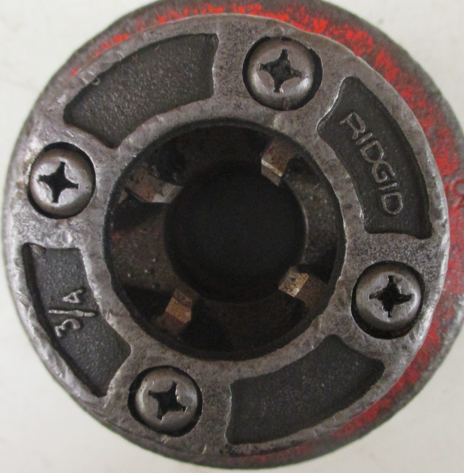 Rigid pipe threader Die set 2in, 1 1/2in, 1 1/4in, 1in, and 3/4in eBay