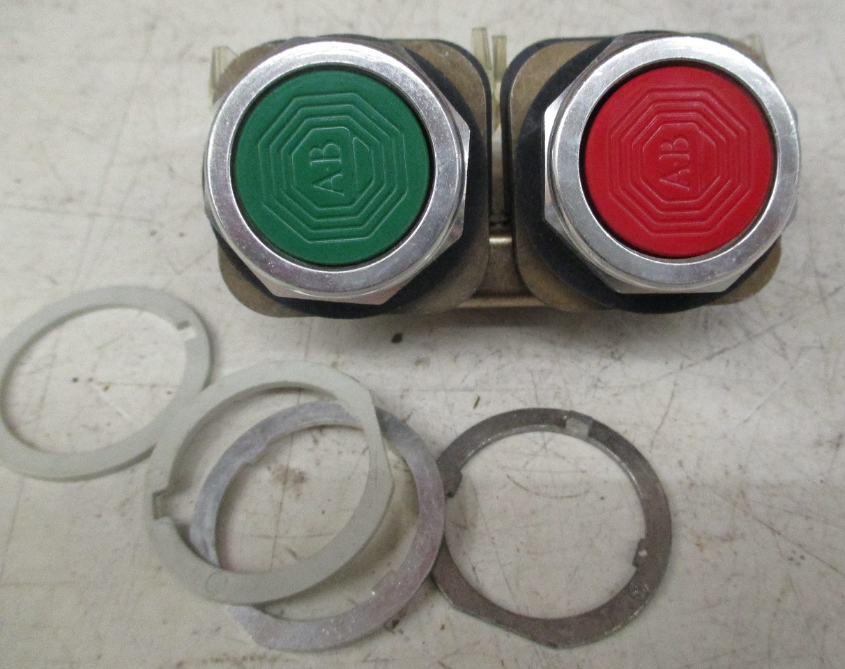 Allen Bradley 800T-XA Series C 800VAC contact block and 800T-FB16