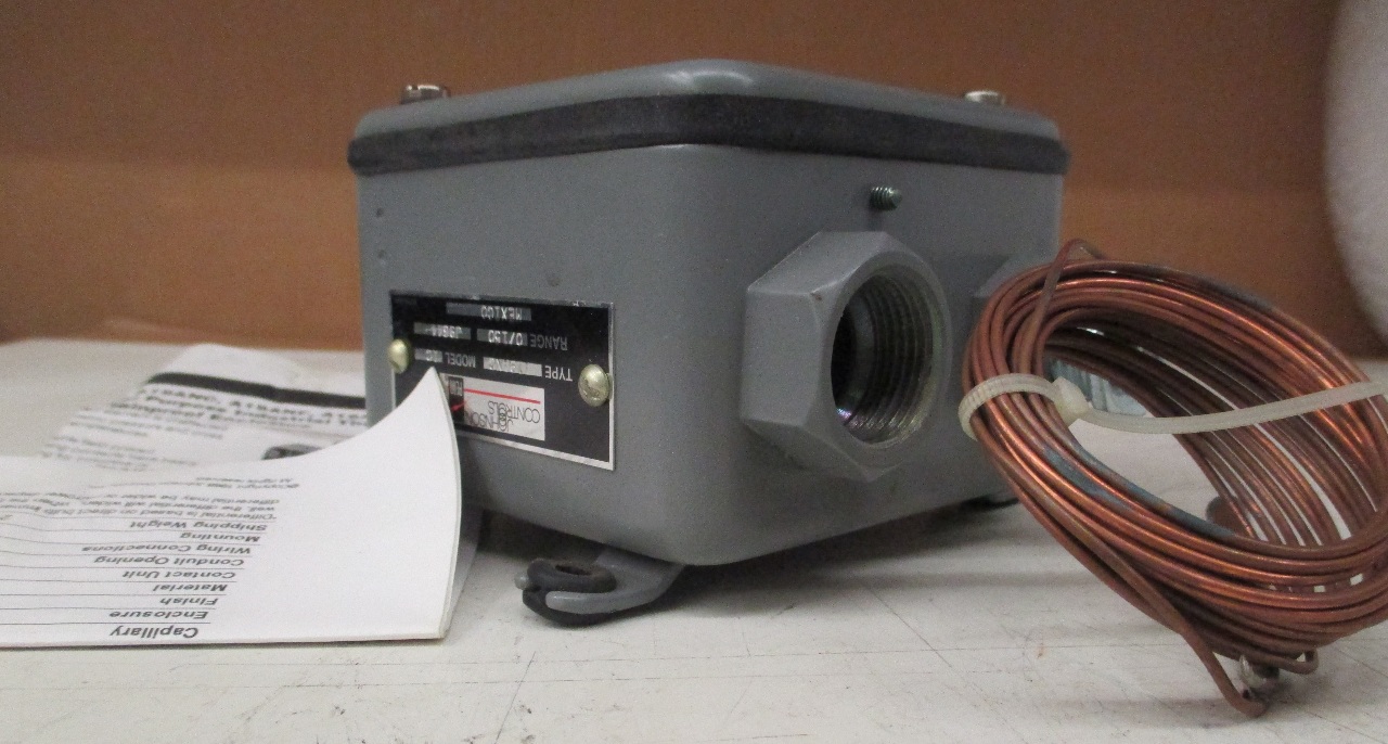 Johnson Controls A19ANC Industrial Raintight Thermostat Model 1C eBay