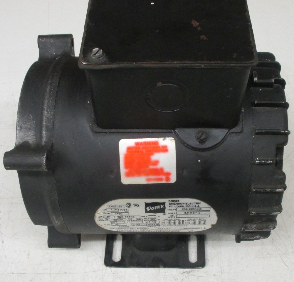 Doerr LR22132 1 H/p 3450Rpm motor Daves Industrial Surplus LLC