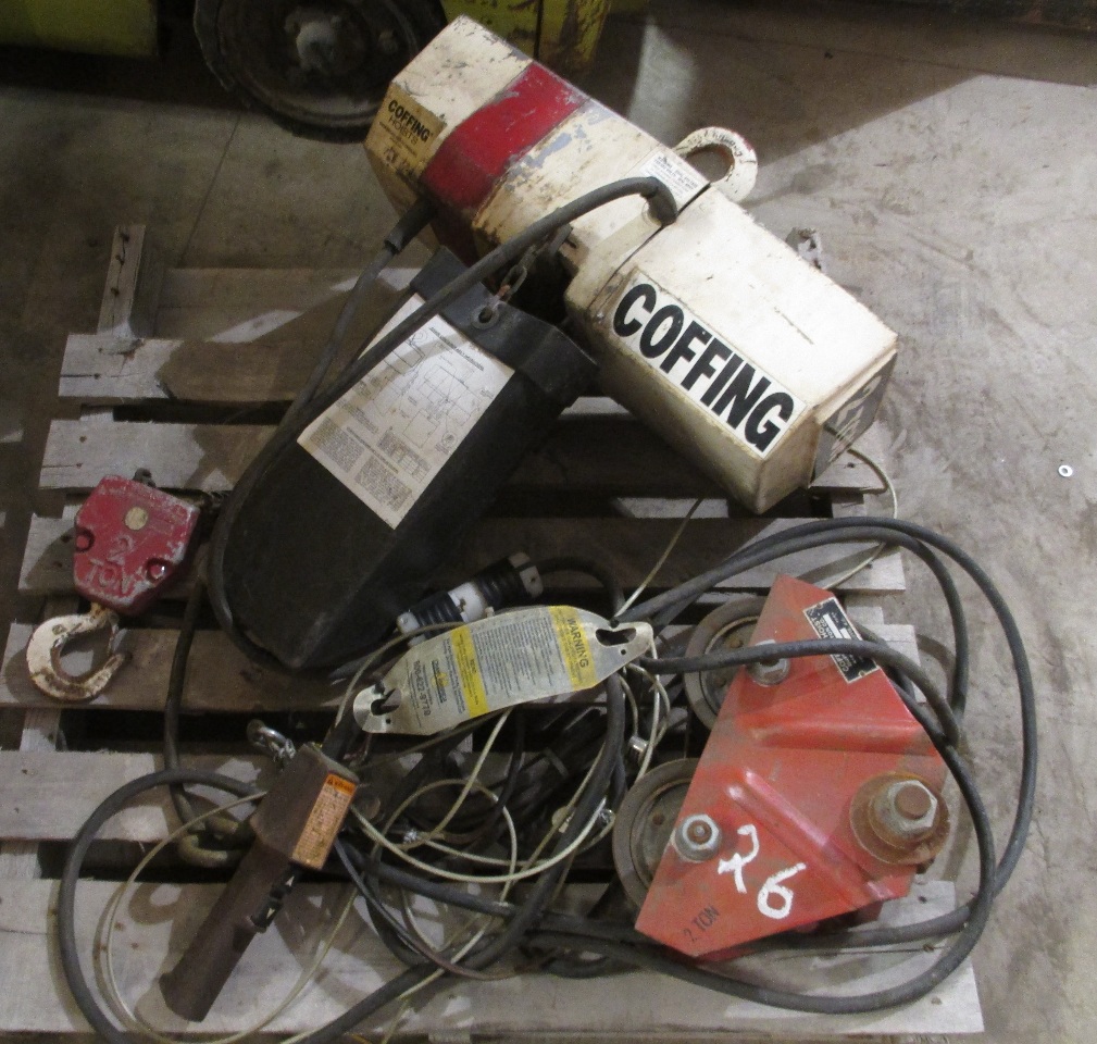 Coffing 2 Ton Hoist Parts