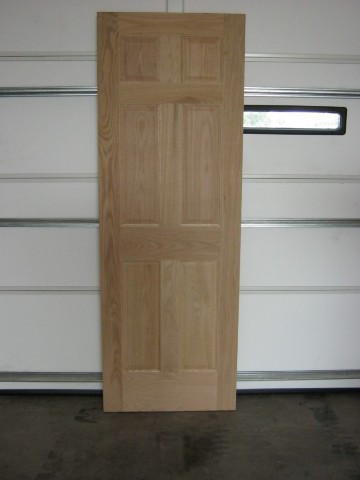 6 Panel Raised solid Oak Entrance Door 28