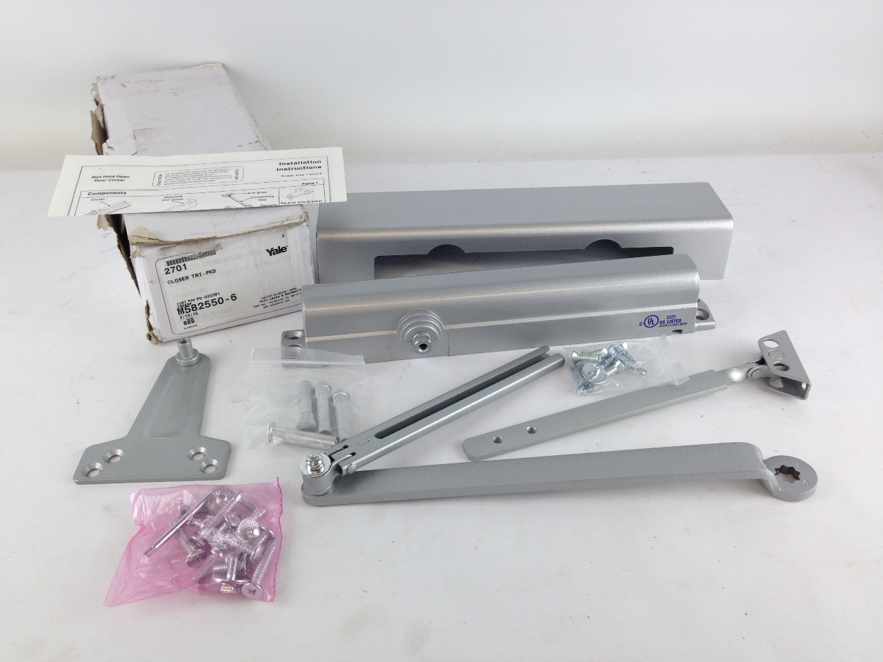 Yale 2701 x 689 Aluminum Manual Door Closer (s231) eBay
