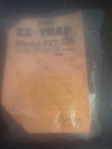 EZT-226 EZ Trap, Slip Fit Close Coupled, Condensate Overflow Switch