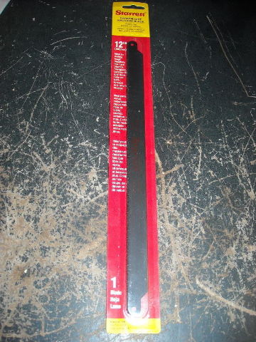 Starrett X1258 Carbide Grit Hacksaw Blade 12x5/8x.32