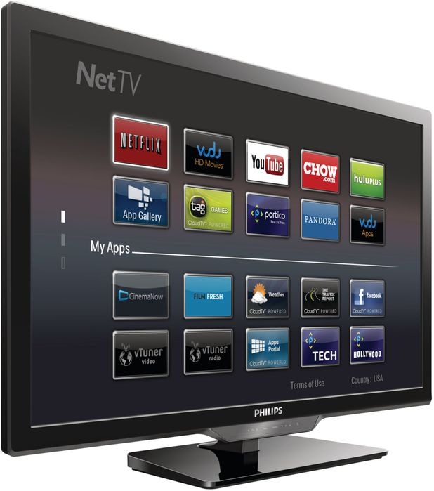 Philips 29 034 29PFL4908 720P 60Hz WiFi Apps LED LCD HDTV TV