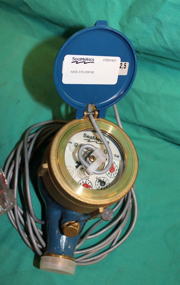 SeaMetrics MDE07520P06 MD metering meter Bronze Pulse Flow Meter MJ