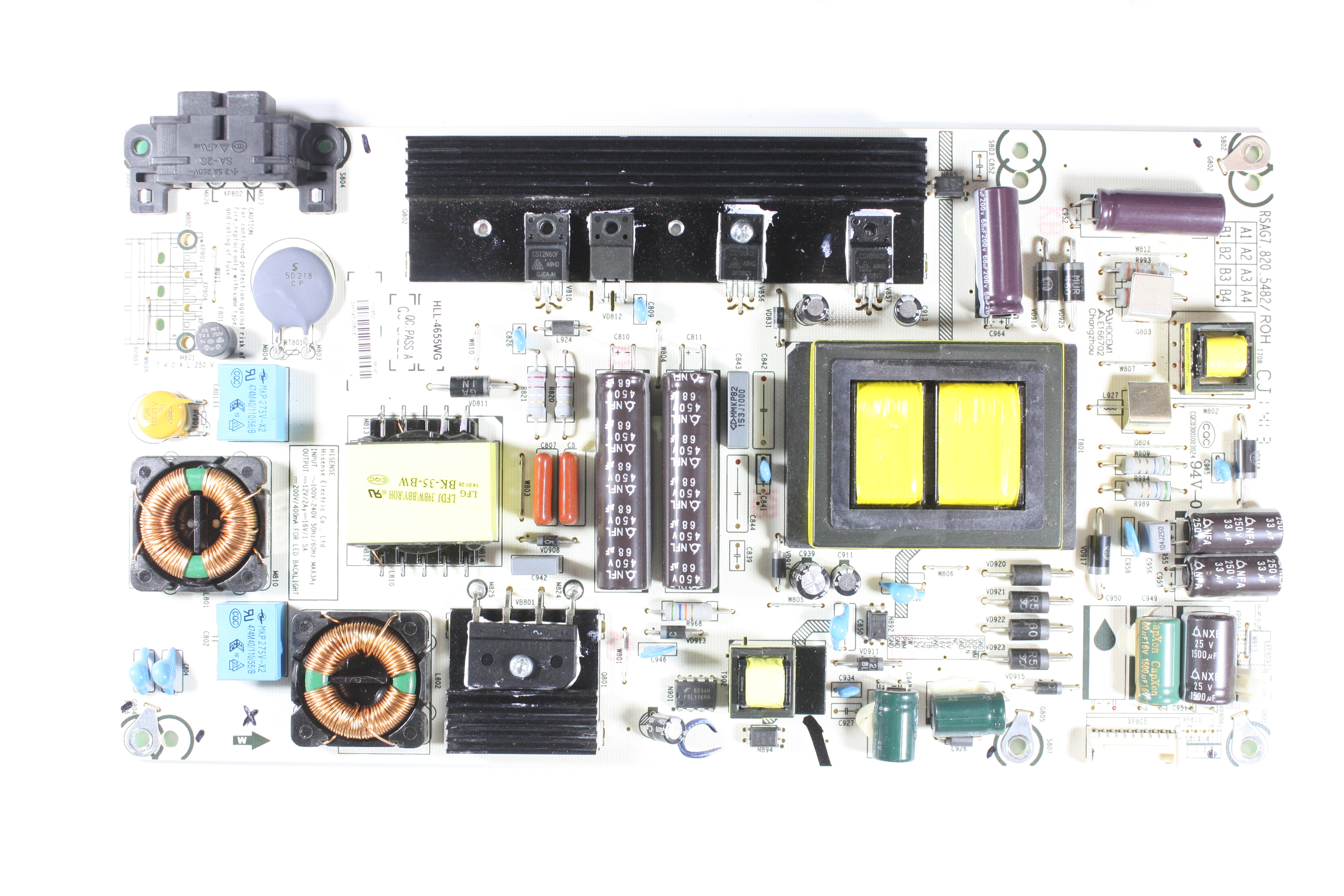 HISENSE 50" 50H5G 170452 Power Supply Board Unit eBay
