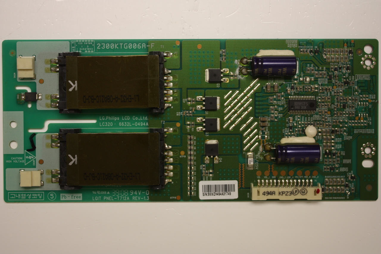 LG 32" 32LG10 6632L0494A Backlight Inverter Board Unit eBay