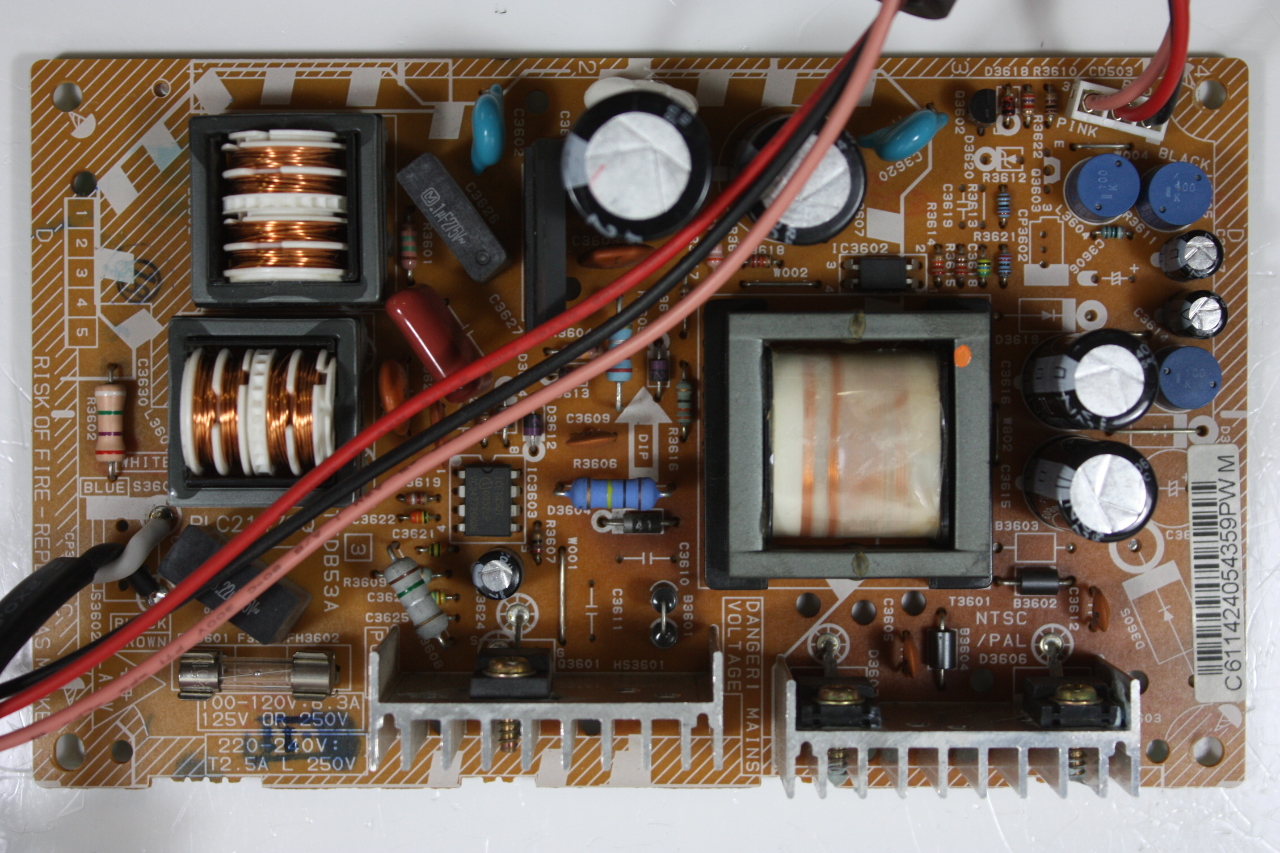 Sansui 20" LCDVD200 TEDB53A Power Supply Board Unit eBay