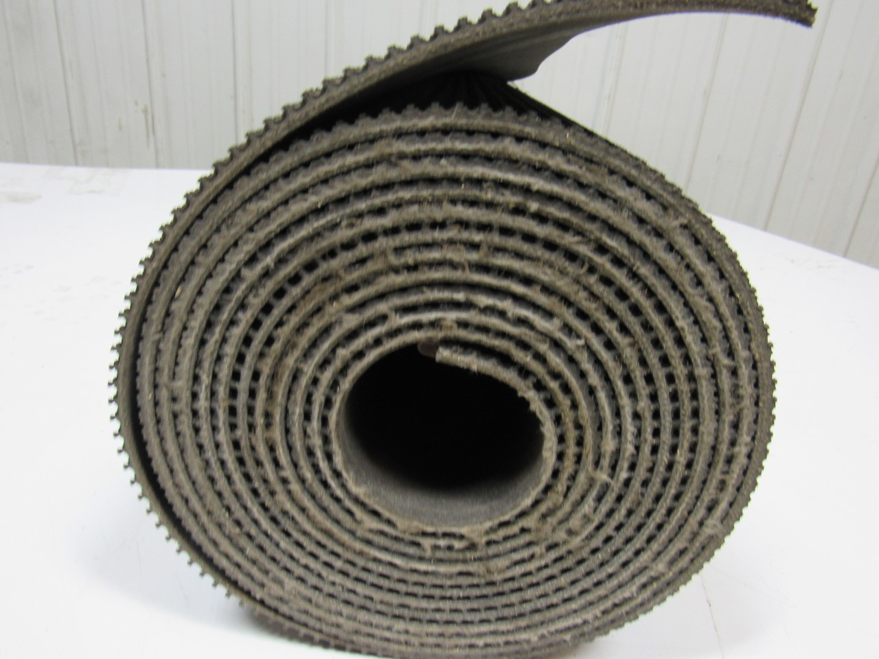 Black PVC Rubber Rough Top Incline Conveyor Belt 4" Wide 19' Long eBay