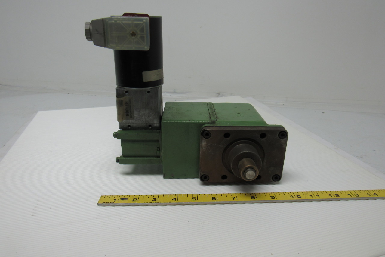 Neckar Motoren D644/865/J881854 Motor w/ Gearbox Reducer w/ Right angle Gearbox