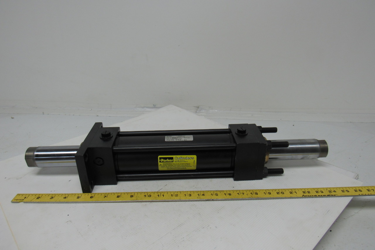 Parker 2.50 CKJTB2HU2929 8.0 Hydraulic Double Rod End Cylinder New eBay