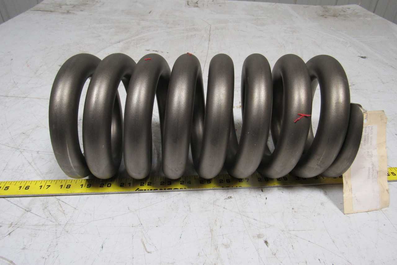 Draco 000300R68E Coil Compression Spring 6" OD. 123/8" Tall 11/8" DIA