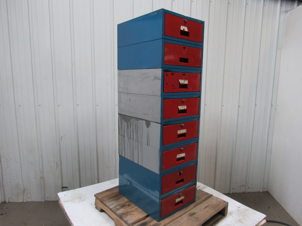 Industrial 8 Drawer Storage Unit 16"wx20"lx541/4"h eBay