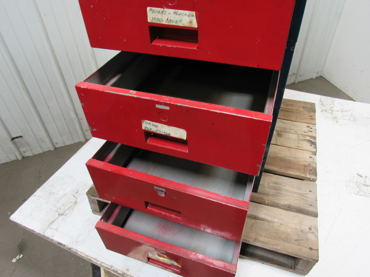 Industrial 8 Drawer Storage Unit 16"wx20"lx541/4"h eBay