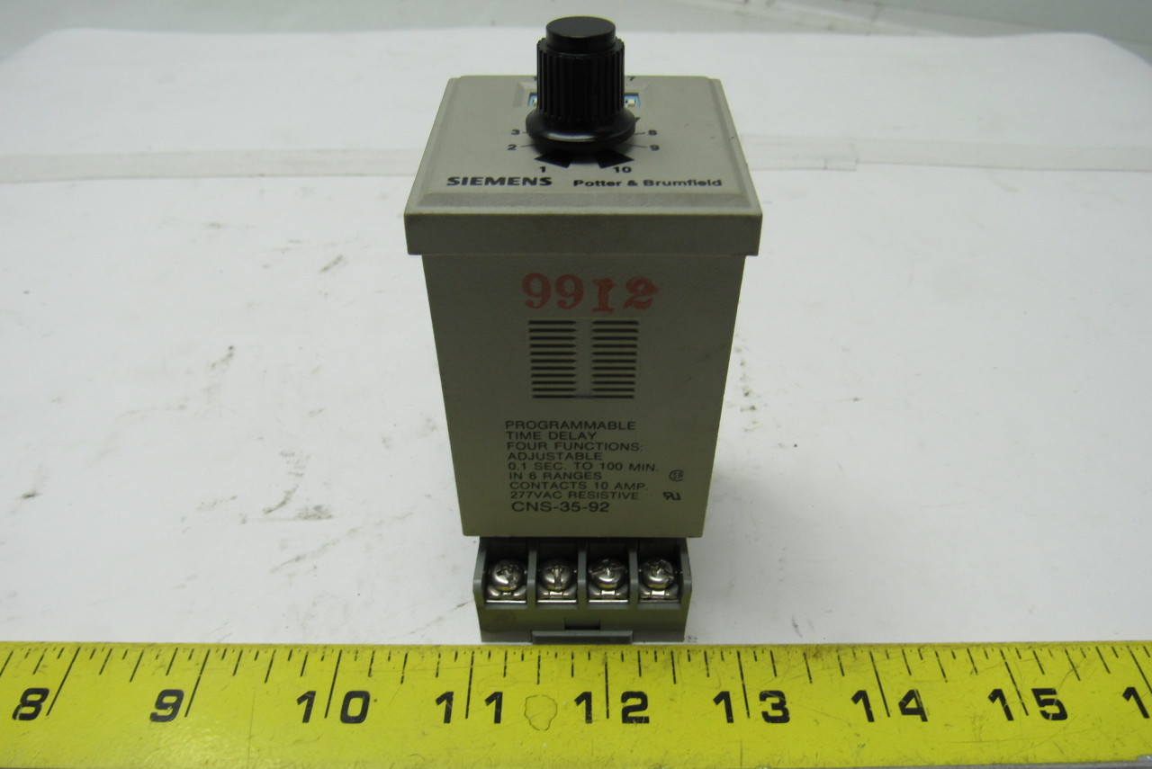 Siemens Programmable Time Relay Programmable Time Relay W/Base 10 Amp