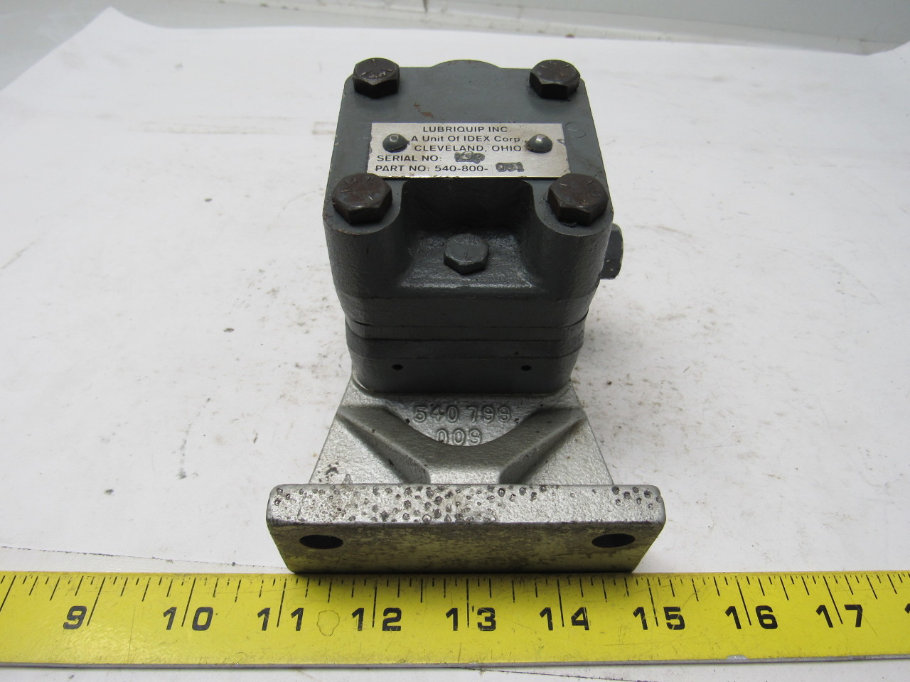 Lubriquip 540-800-091 Meter-Flo Gear Type Pump New P/N 557818