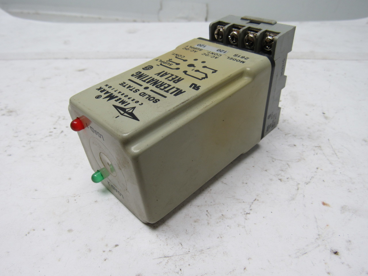 Time Mark 261S Solid State Alternating Relay W/Base 120v AC/DC eBay