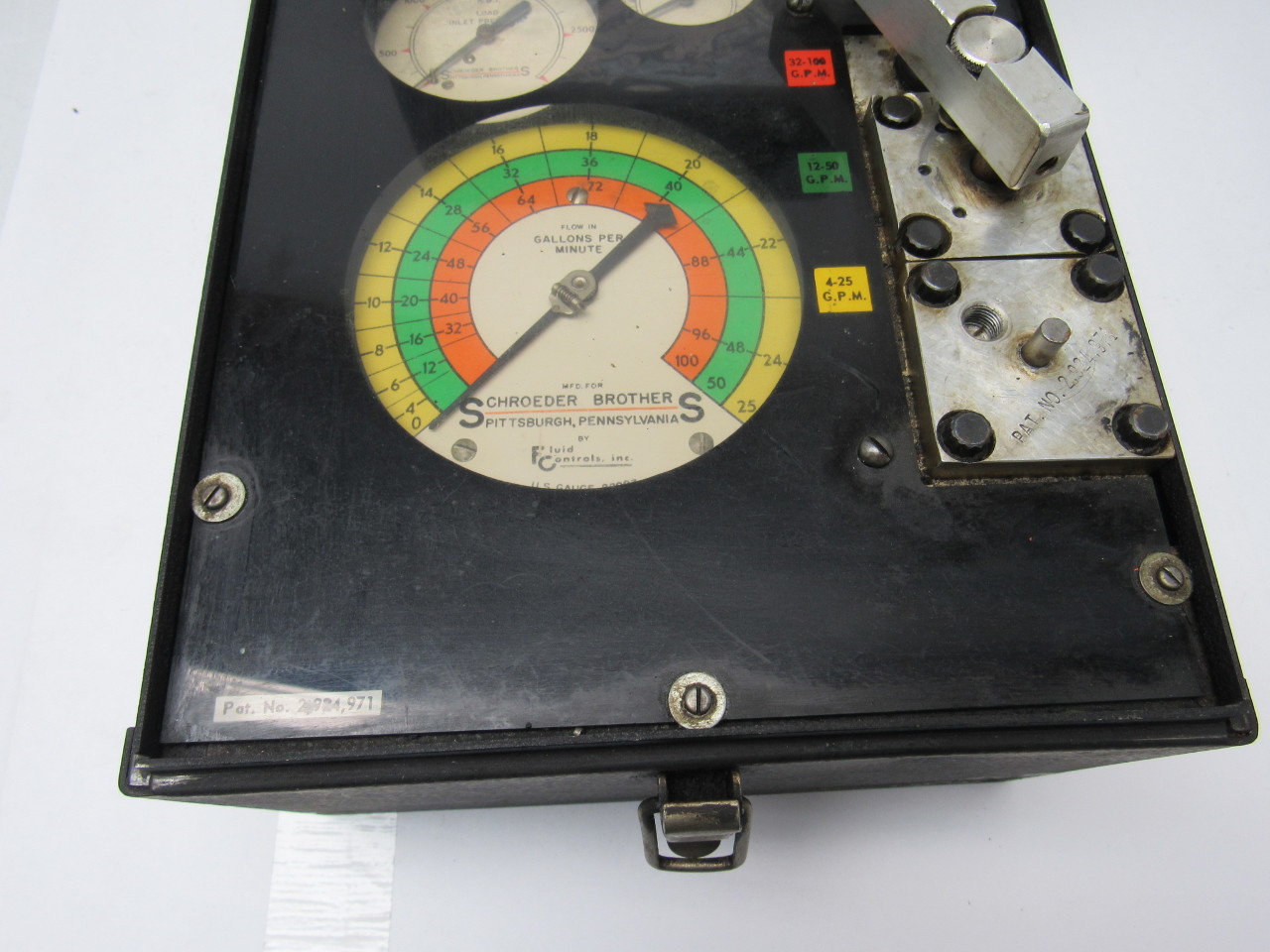 Schroeder Brothers Portable Hydraulic Circuit Tester 1" NPT Test Ports