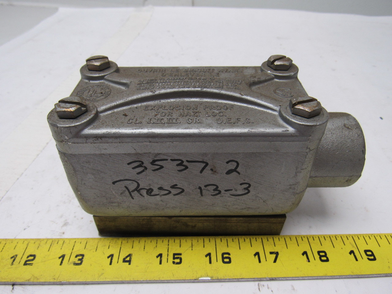 Killark Electric XLL3 Explosion Proof Hazardous Location Conduit