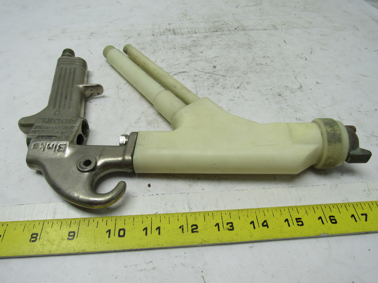 Binks 11165134 Electrostatic AirAtomizing Powder Coating Paint Gun eBay