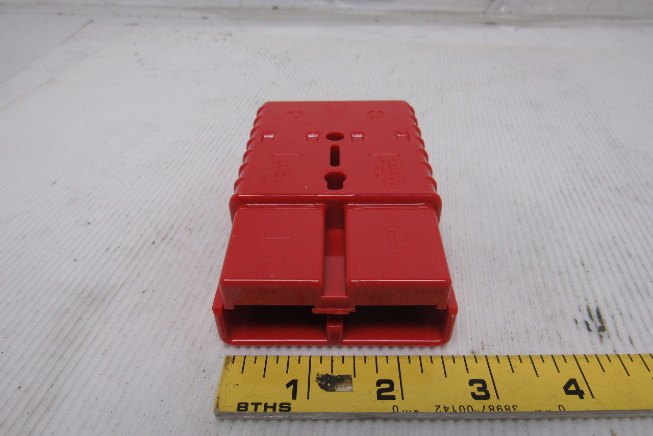 Totalsource SY6322G1 Battery Charger Connector for Forklift Red 350A 2/