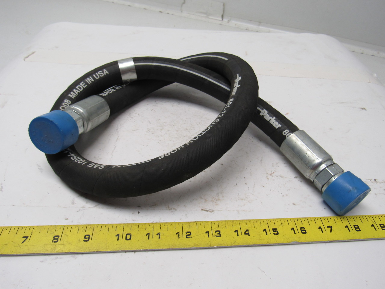 Parker 88112 3/4" Suction Hose W/Female 12AN Swivel Fittings 46" eBay