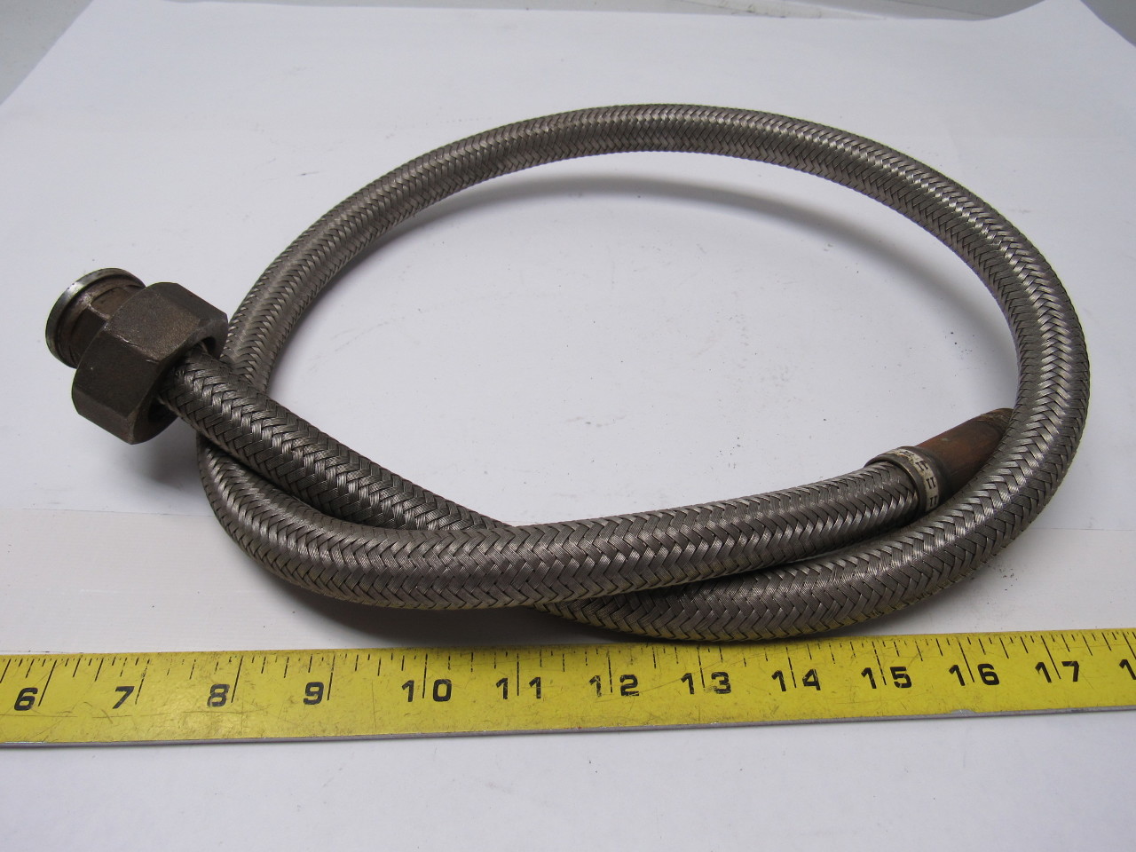1/2" Stainless Steel Braided Water Line Hose 45" Lot of 2