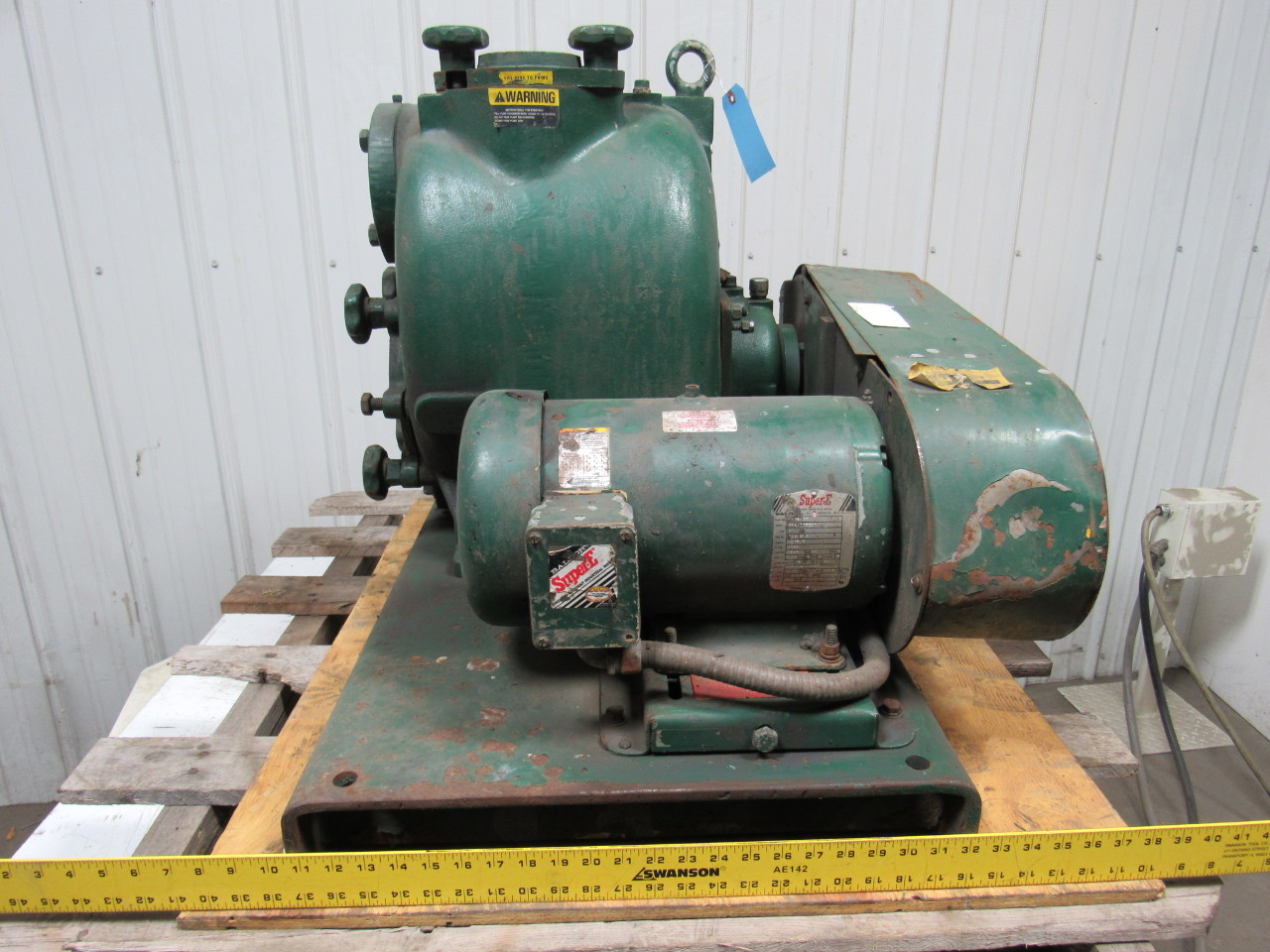 Pioneer Pumps P3087L1B54 5 hp Wet Prime 3" x 3" 540 gpm For Parts or