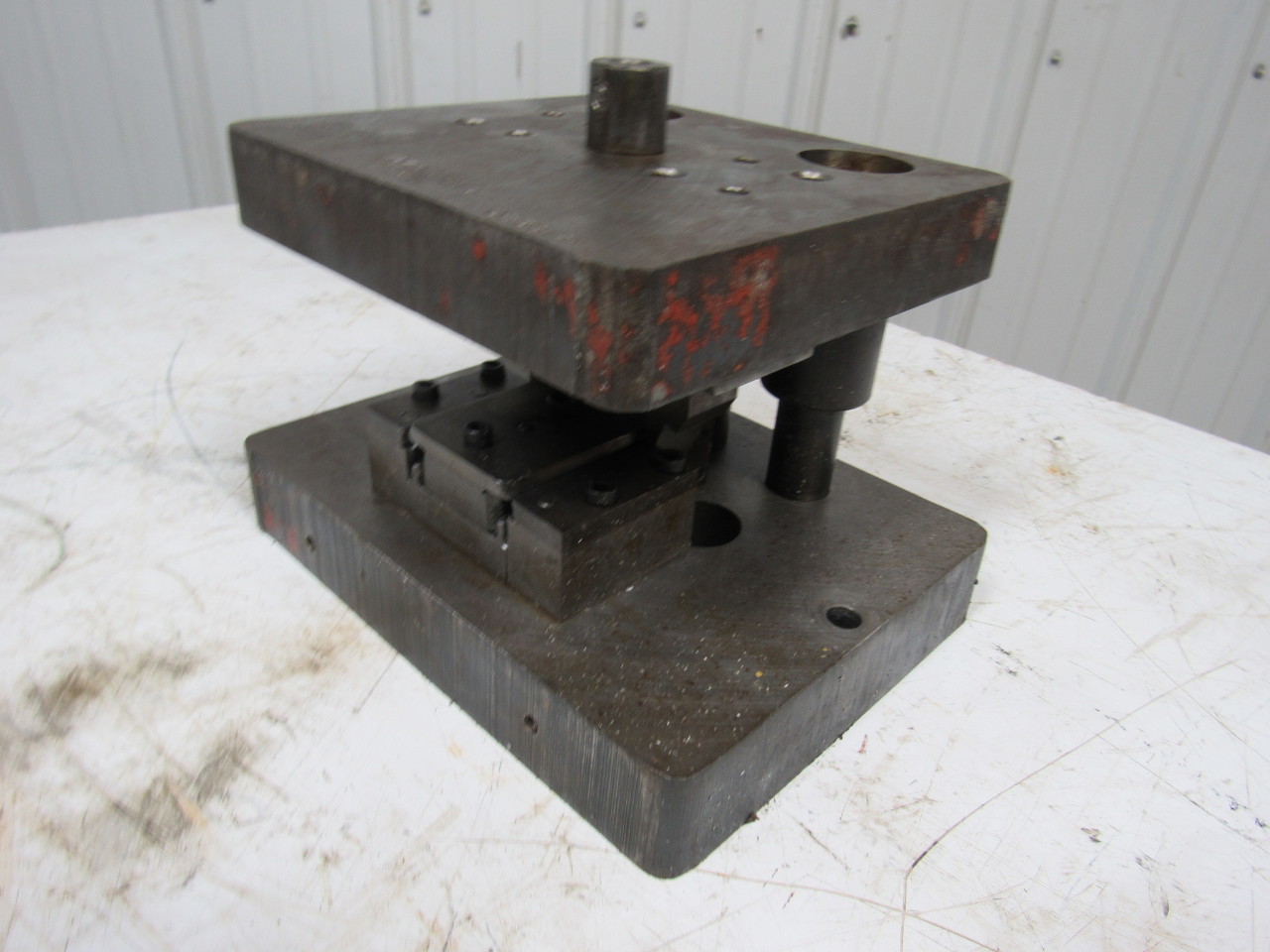 Punch Press Die Set/Shoe Rectangular Back 2 Post 91/2"W x 7"FB 5" Throat