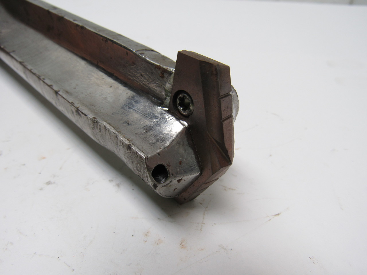 Spade Drill Insert Holder 91/2" OAL 6" flute length 1.338" Dia Coolant Fed