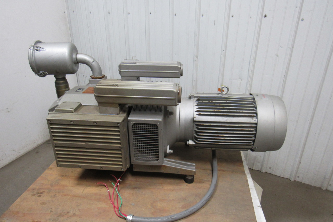 BECKER VTLF 250SK OilLess Vacuum Pump Rotary Vane Type 230/460V 10/7