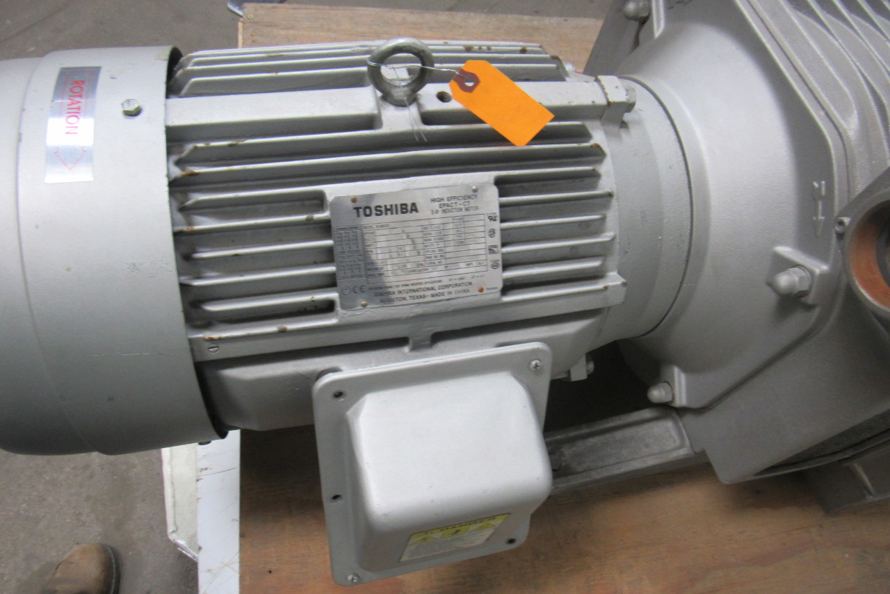 BECKER VTLF 250SK OilLess Vacuum Pump Rotary Vane Type 230/460V 10/7