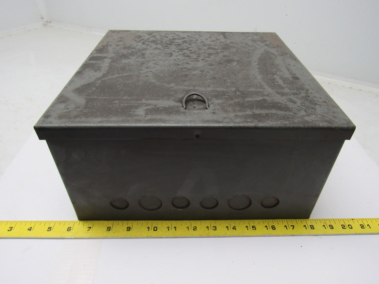 Hinged Latched Door Pull Junction Box 12"x12"x6