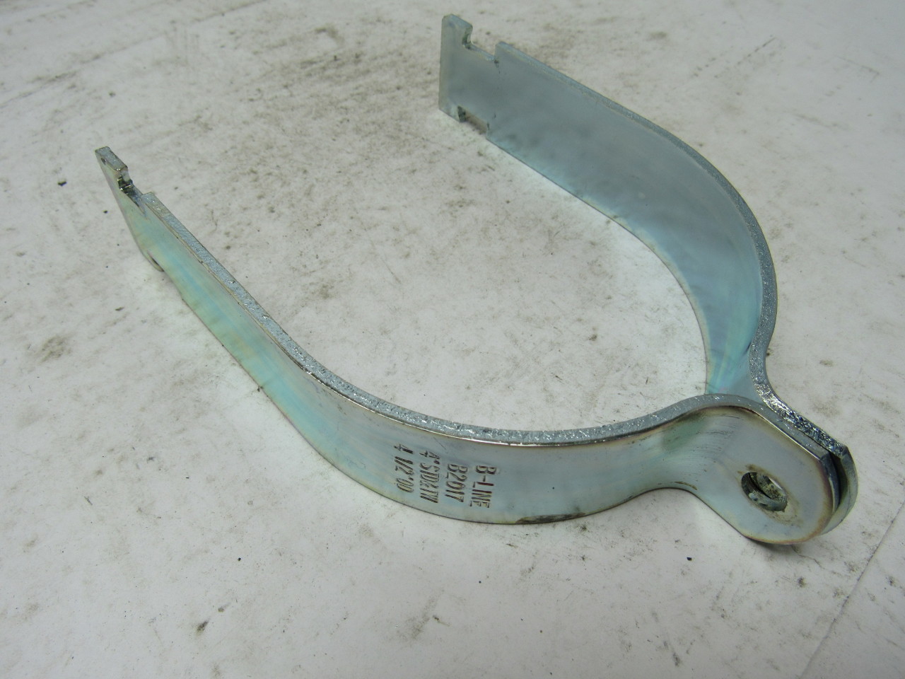 Cooper BLine B2017 ZN 4" Rigid Conduit Pipe Channel Strut Clamp Lot Of