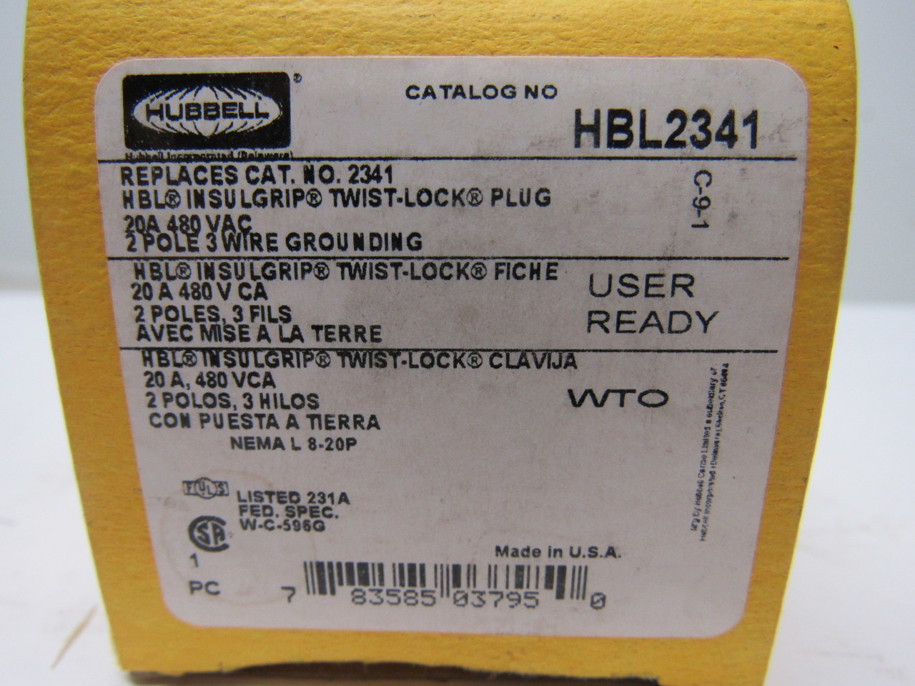 Hubbell Hbl2341 L8