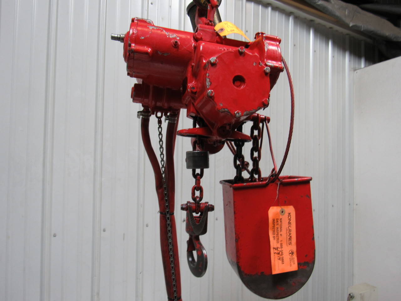 Chicago Pneumatic CP1200MANHAB 1/2 ton 1000 Lb AIR Hoist 11' Travel W/Pendant eBay