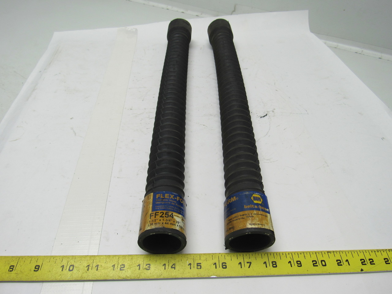 Napa NBHFF254 Flex Form Coolant Hose 1.5" ID 20" OAL Lot of 2 eBay