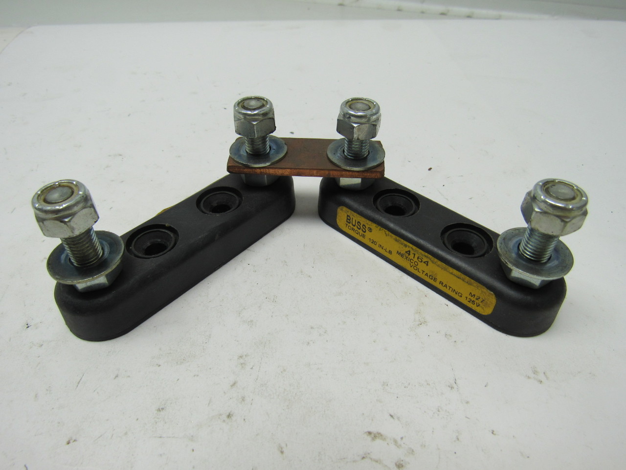 Buss 4164 Stud Terminal Fuse Holder With Copper Connection Plate eBay