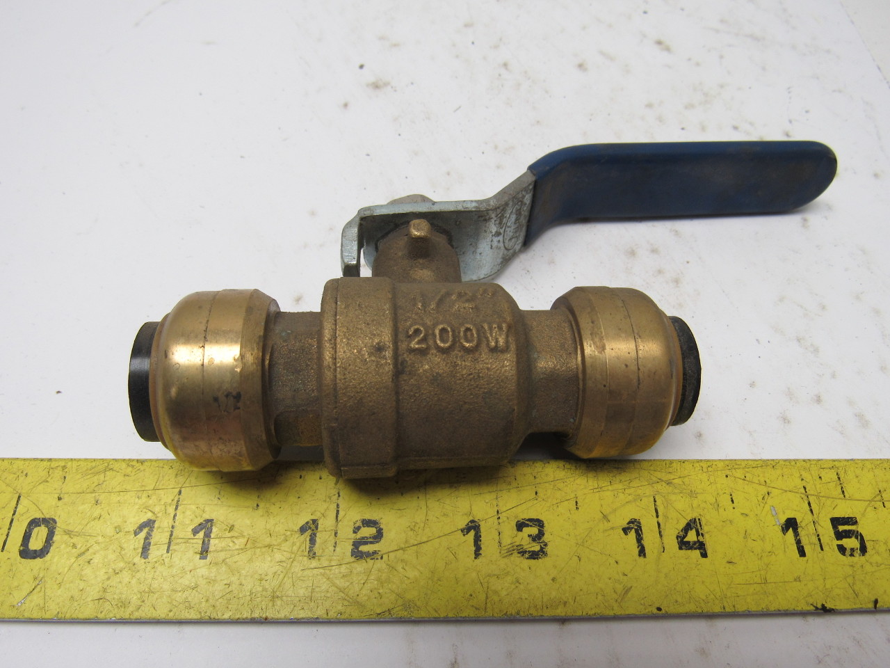 Elkhart Products 200W Ball Valve 1/2" "Shark Bite" Style Inline Push