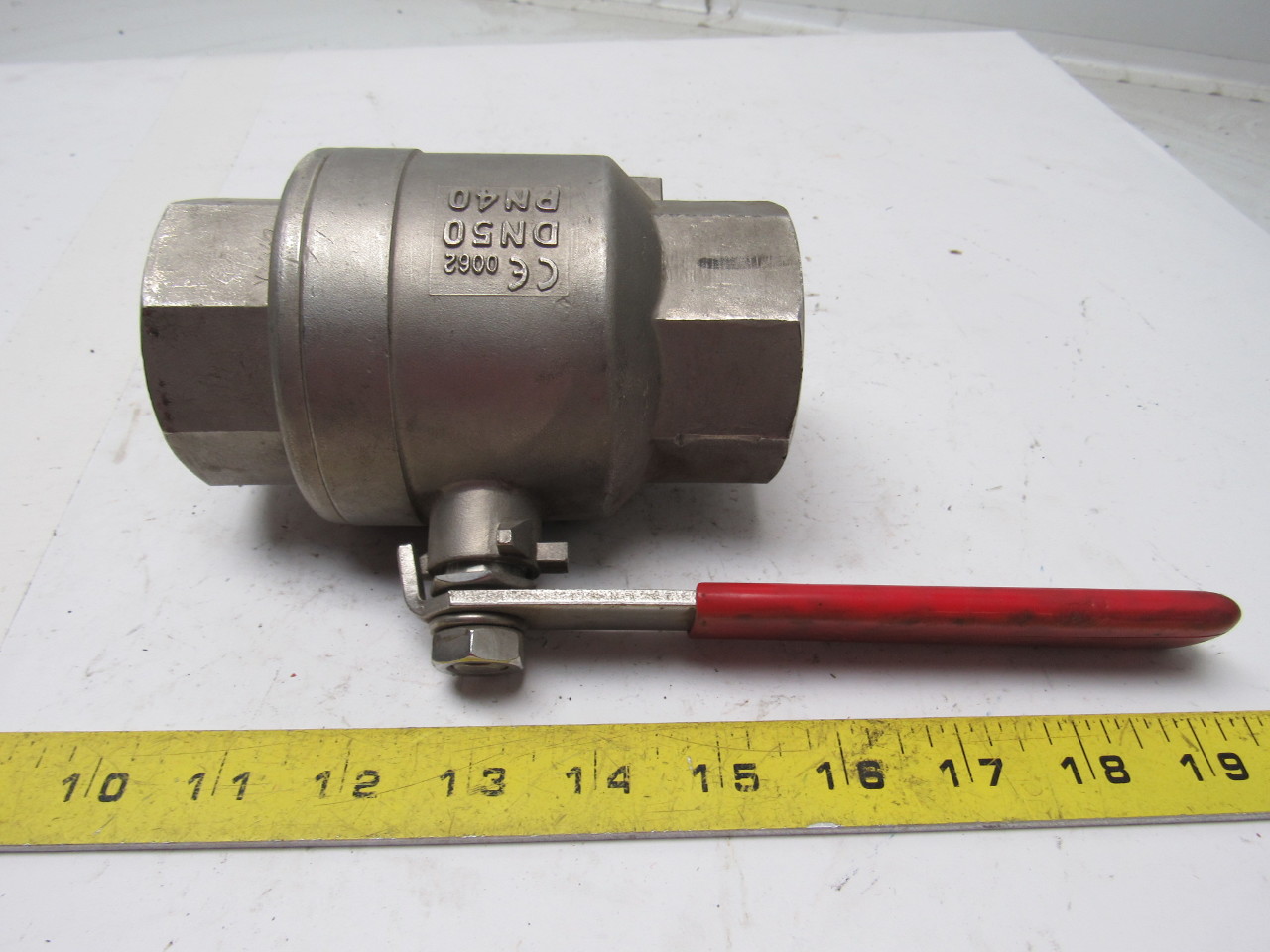 End Armaturen 2\" Ball Valve Steel DN50 PN40 1.4408 Female/Female | eBay