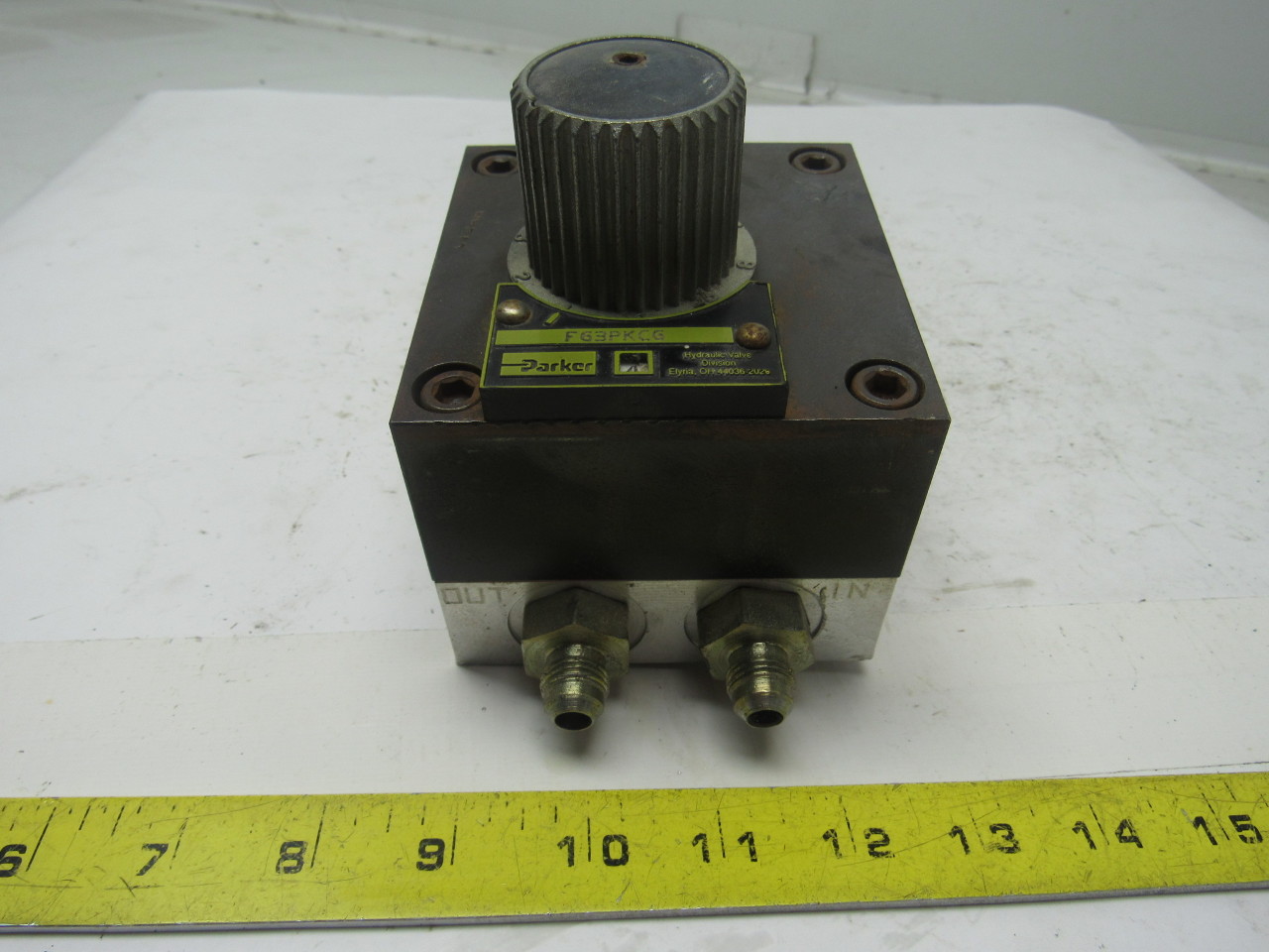 Parker FG3PKCG Pressure & Temperature Compensated Hydraulic Flow Control Valve