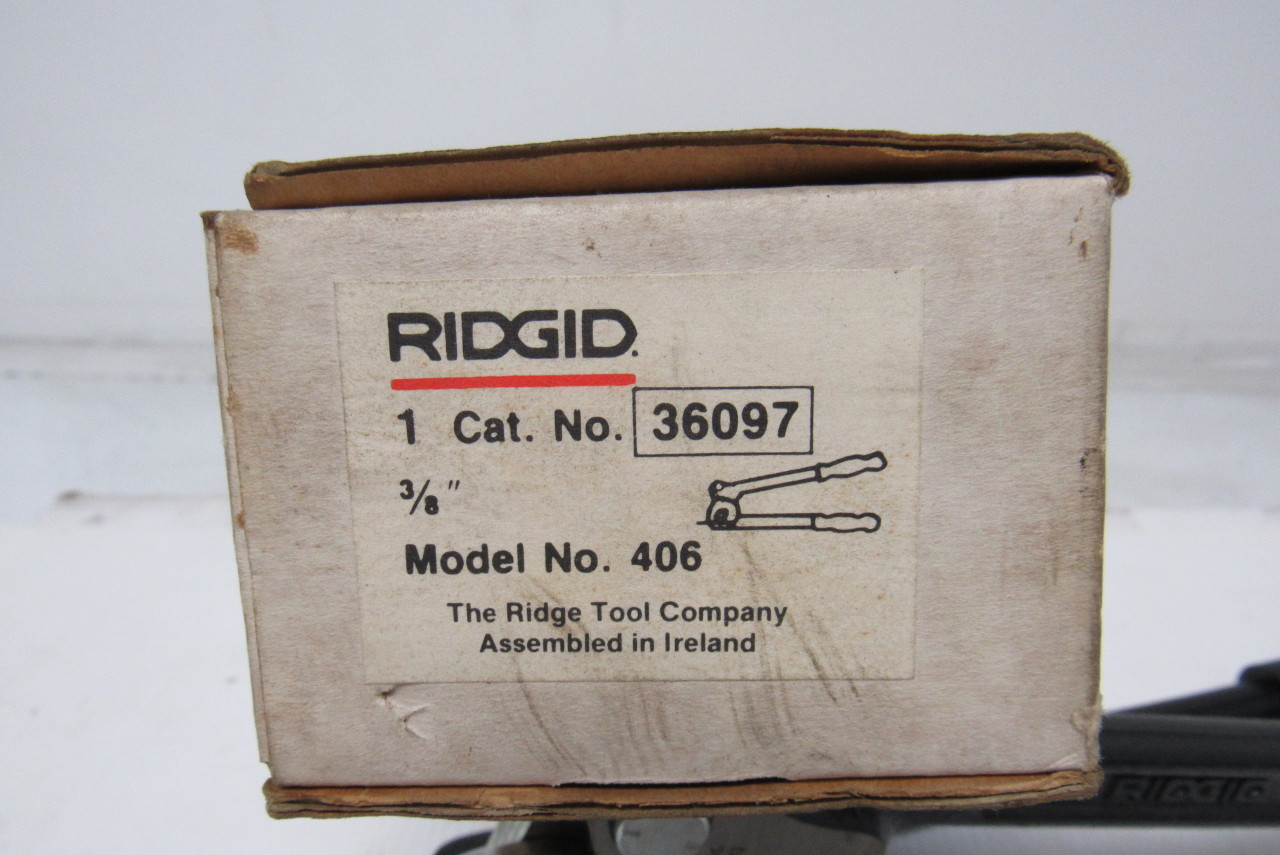 Ridgid 36097 Model 406 Copper Tubing Pipe Conduit Hand Lever Bender 3/8