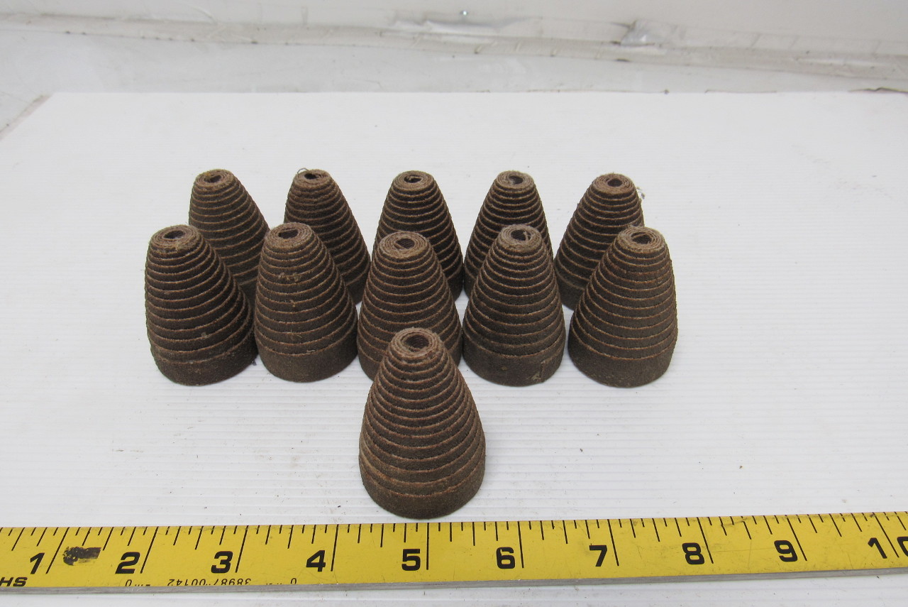 Tapered Sanding Cone 11/2" Wide At Base 2" Tall W/1/4" Opening Lot of
