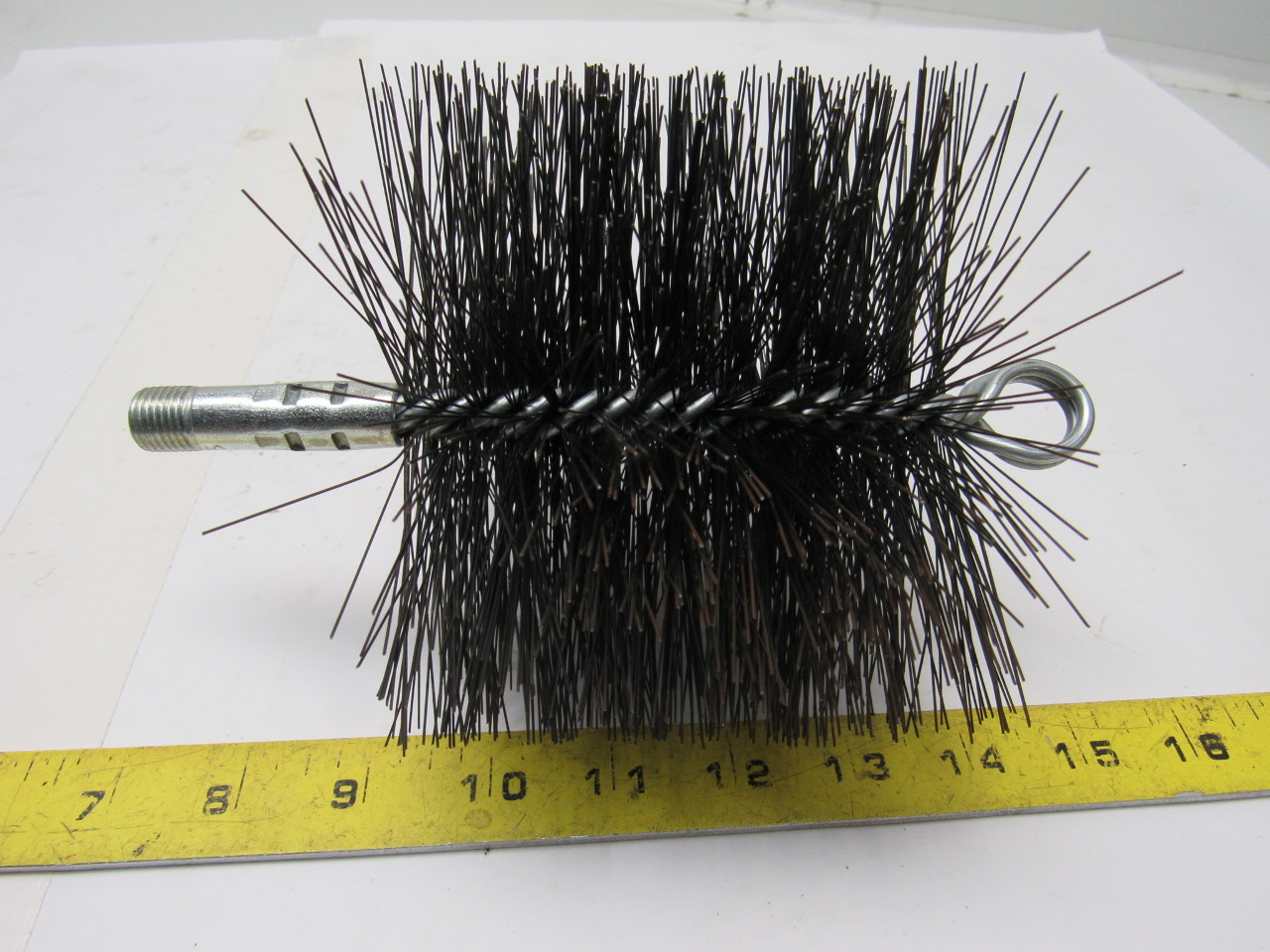 Tempered Wire Double Spiral Round Chimney Flue Brush 71/2 Long 5" Dia.